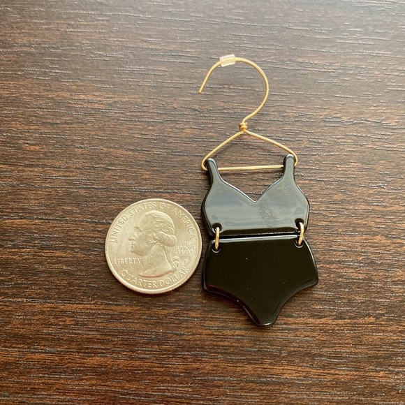 Bathing Suit Drop Earrings - Picture 3 of 4